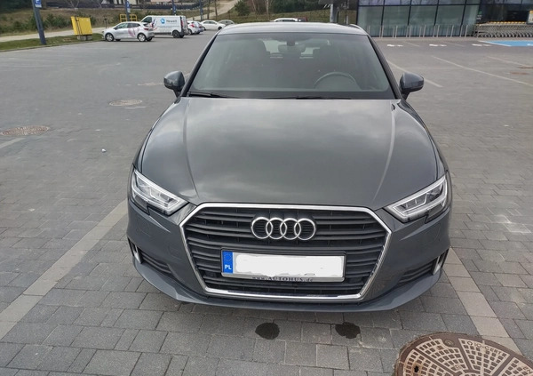 Audi A3 cena 87500 przebieg: 118000, rok produkcji 2018 z Gdynia małe 172